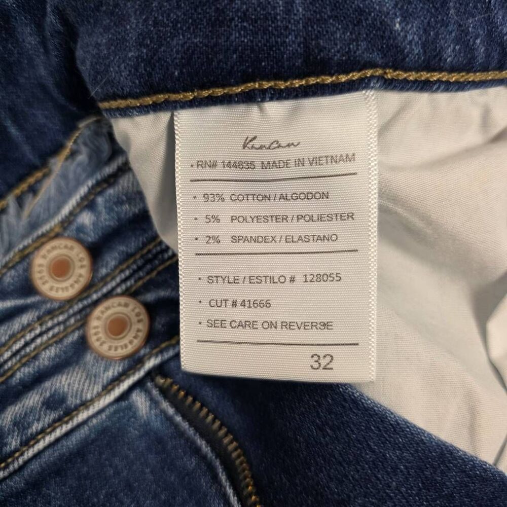 KanCan Denim Cutoff Shorts Womens 32 Frayed Hem Stretch - Picture 6 of 7